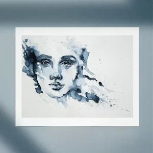 watercolor painting print