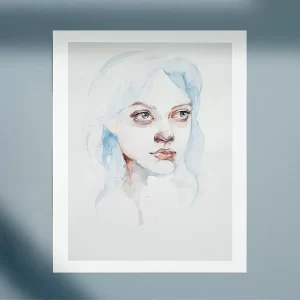 water colour painting print