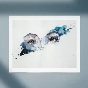 watercolor painting print