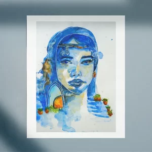 watercolor painting print